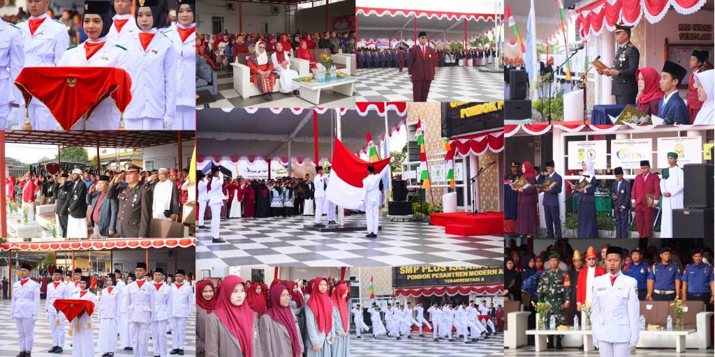 Putih dan Hijau Geometris Spanduk Ucapan Selamat Datang Mahasiswa Baru